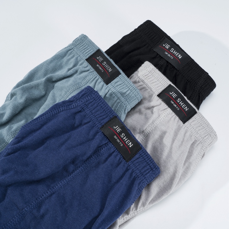 4 Pcs/Lot Men's 100% Cotton Br - Multi Pack Underwear recension och pris