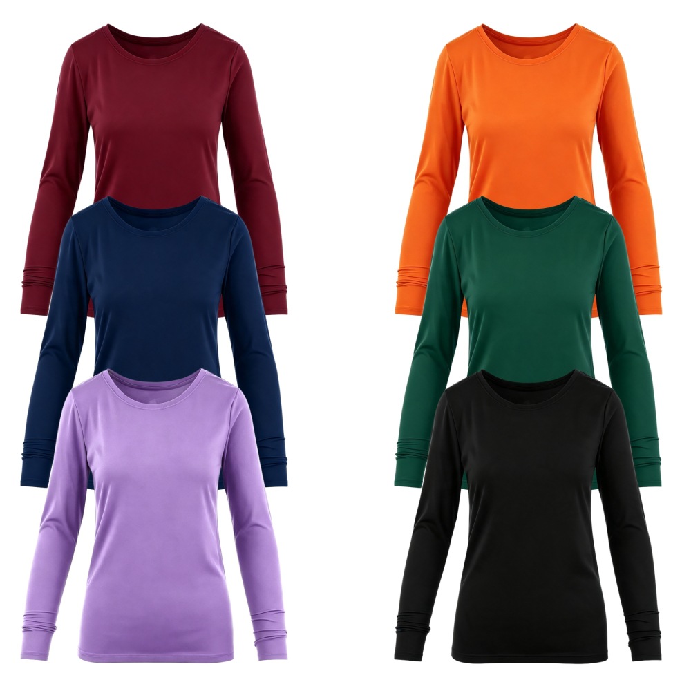 Crew Neck Long Sleeve Scrub Un - Undershirt Crew Neck recension och pris