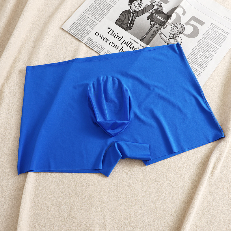 Men's Ice Silk Sexy Seamless B - Boxer Shorts Modal recension och pris
